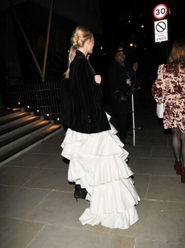 Poppy Delevingne Arrives Perfect Magazine London Fashion Week Party