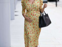 Pregnant Ashley James Leaves Jeremy Vine Show London