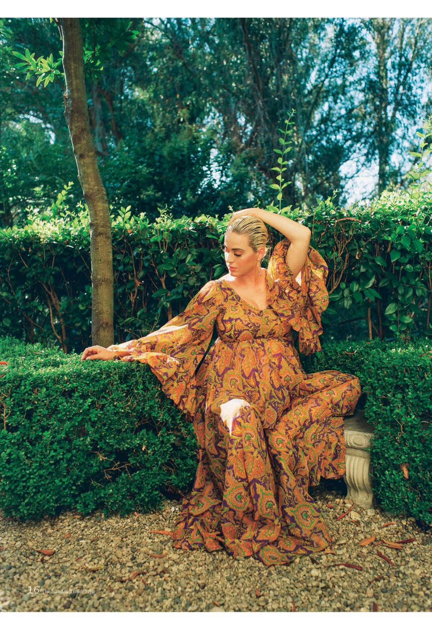 Pregnant Katy Perry Sunday Times Style Magazine August