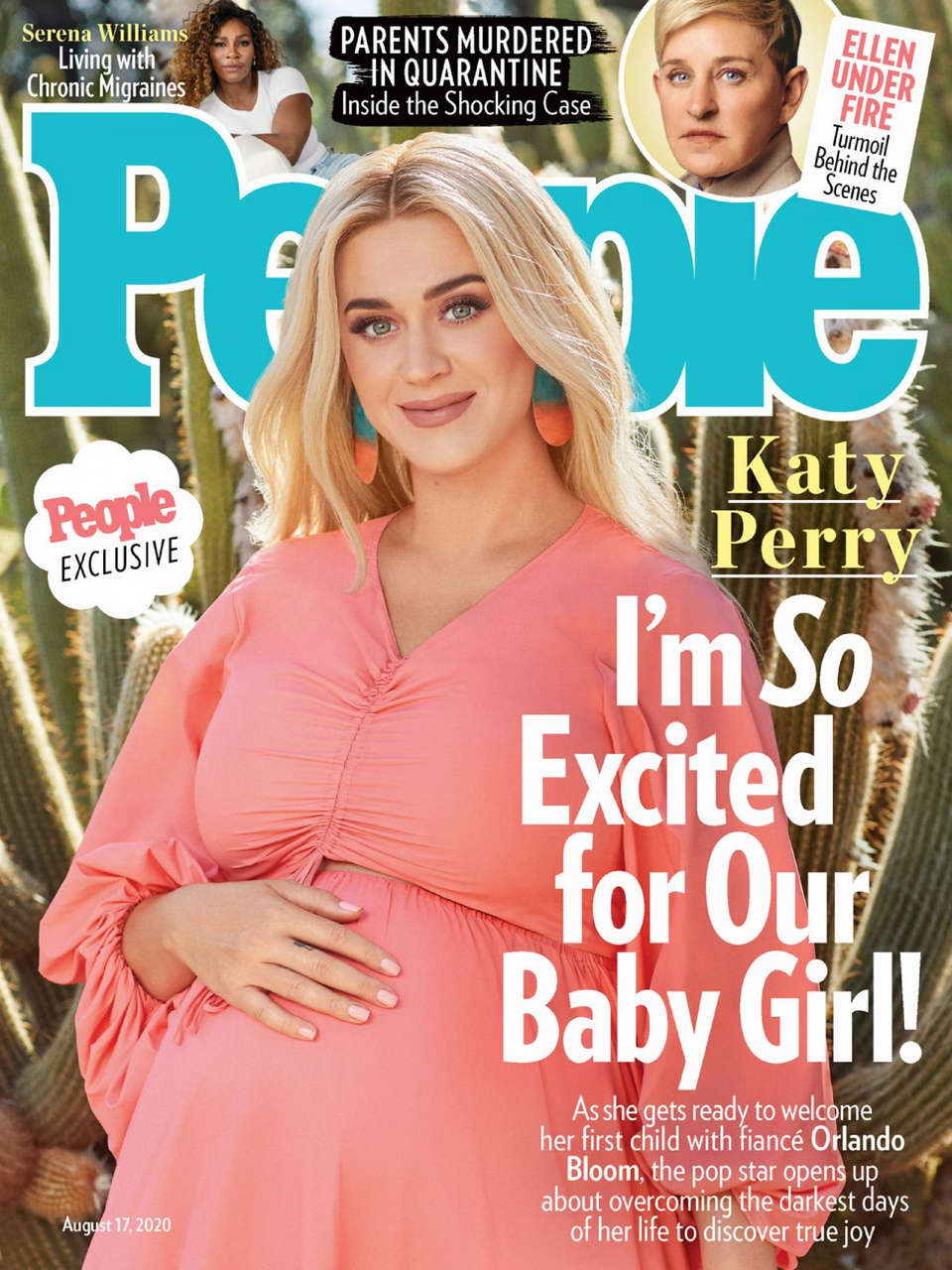 Pregnant Laty Perry People Magazine August