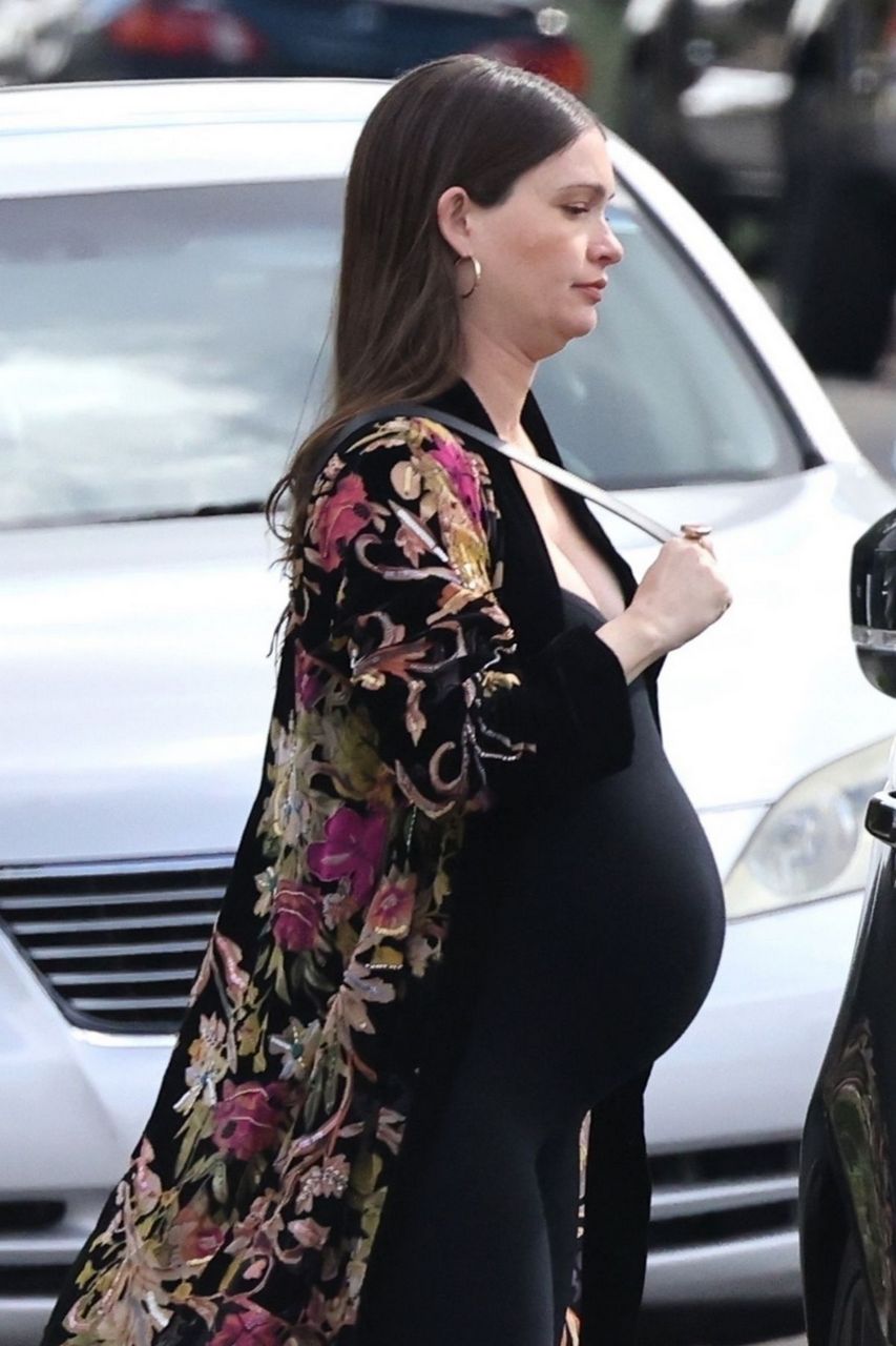 Pregnant Lauren Parsekian Out For Lunch Los Feliz