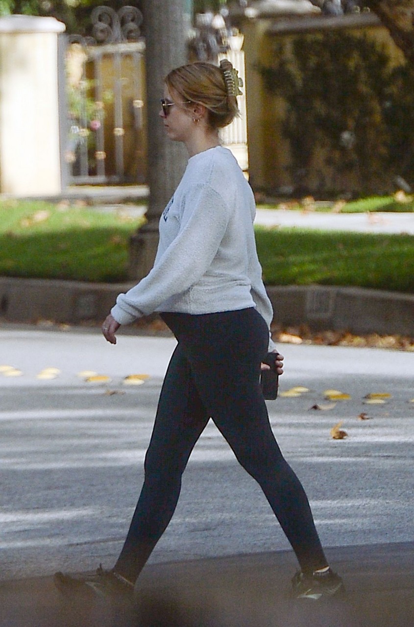 Pregnant Mia Goth Out About Los Angeles