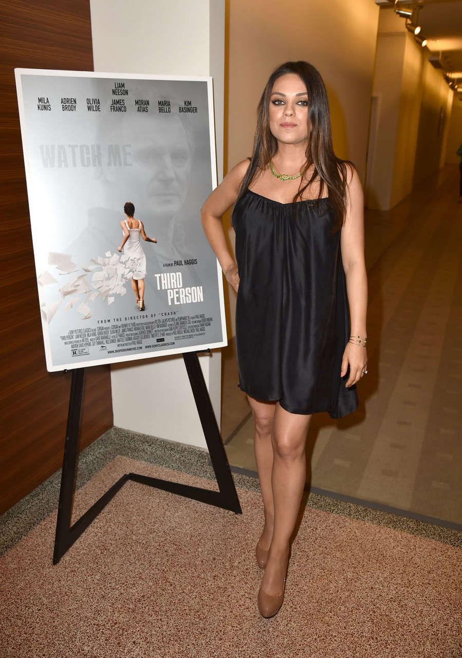 Pregnant Mila Kunis Third Person Premiere Los Angeles