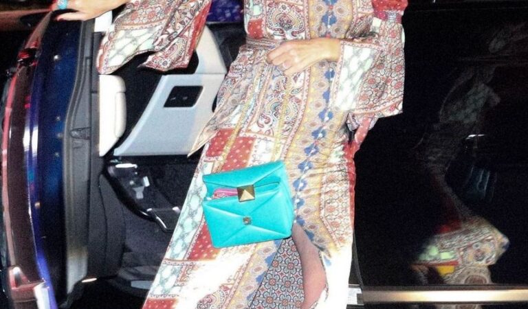 Pregnant Nicky Hilton Leaves Caa Pre Oscar Party West Hollywood (7 photos)