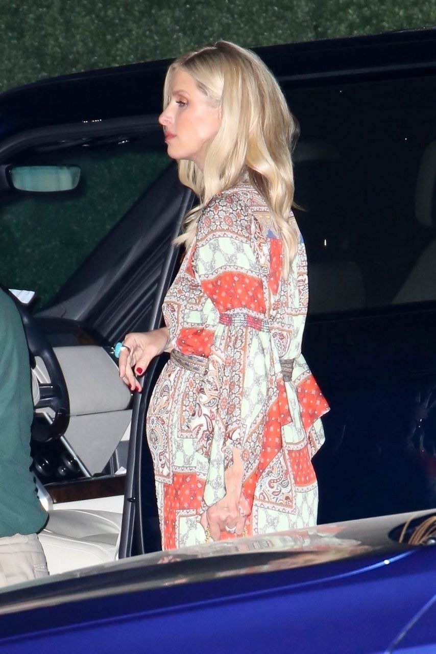 Pregnant Nicky Hilton Leaves Caa Pre Oscar Party West Hollywood