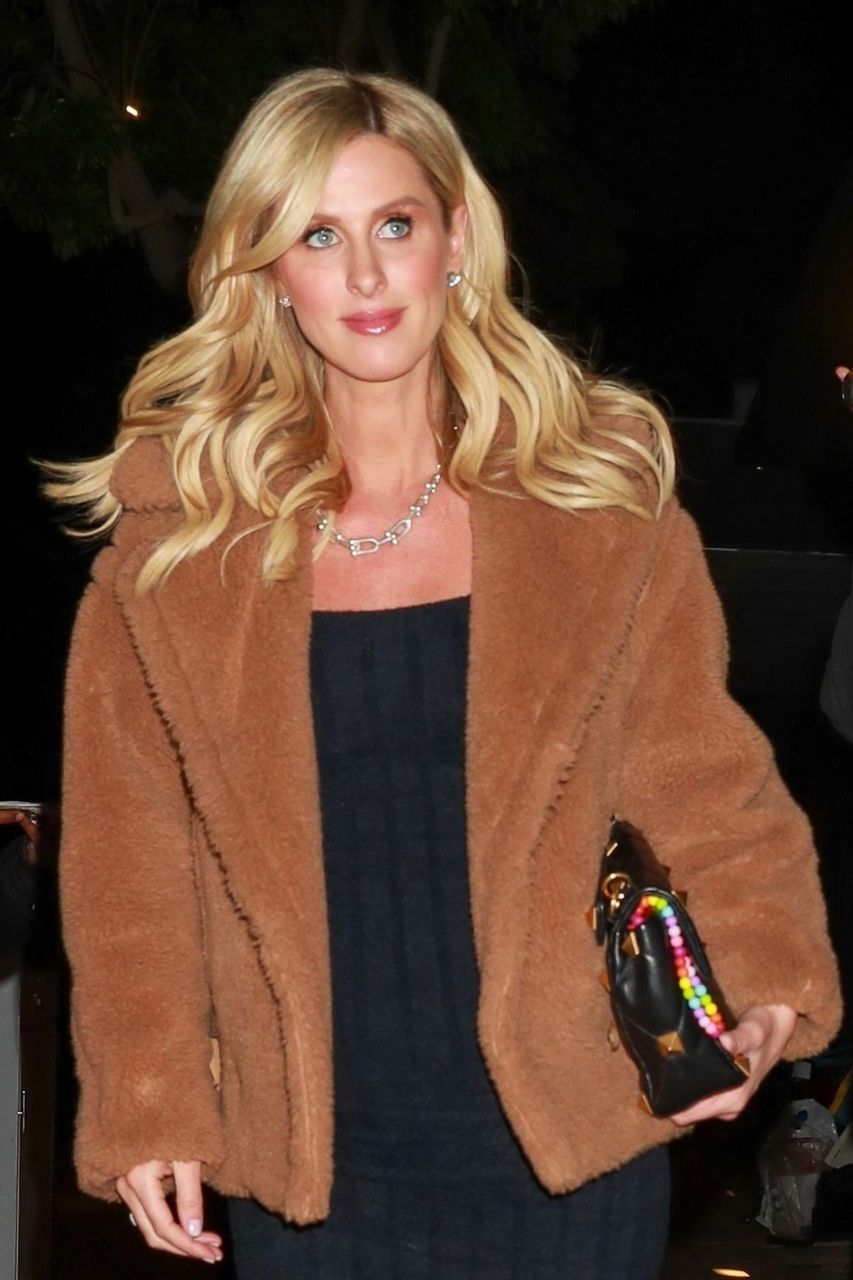 Pregnant Nicky Hilton Out For Dinner Craig S West Hollywood