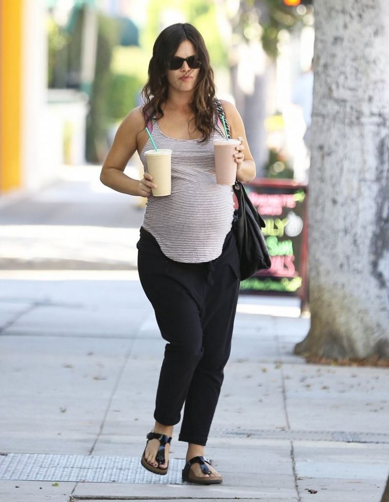 Pregnant Rachel Bilson Out About West Hollywood