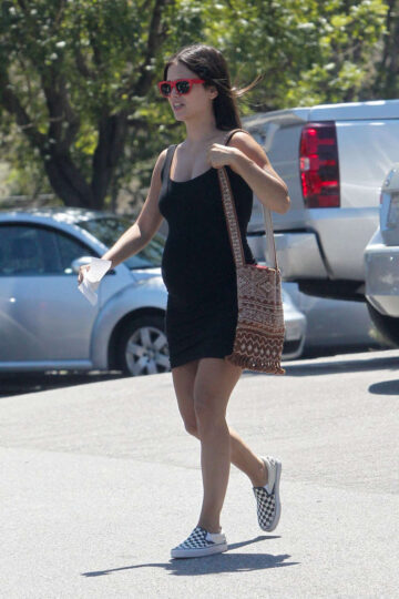 Pregnant Rachel Bilson Out Shopping Los Angeles