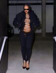 Pregnant Rihanna Out For Dinner Beverly Hills