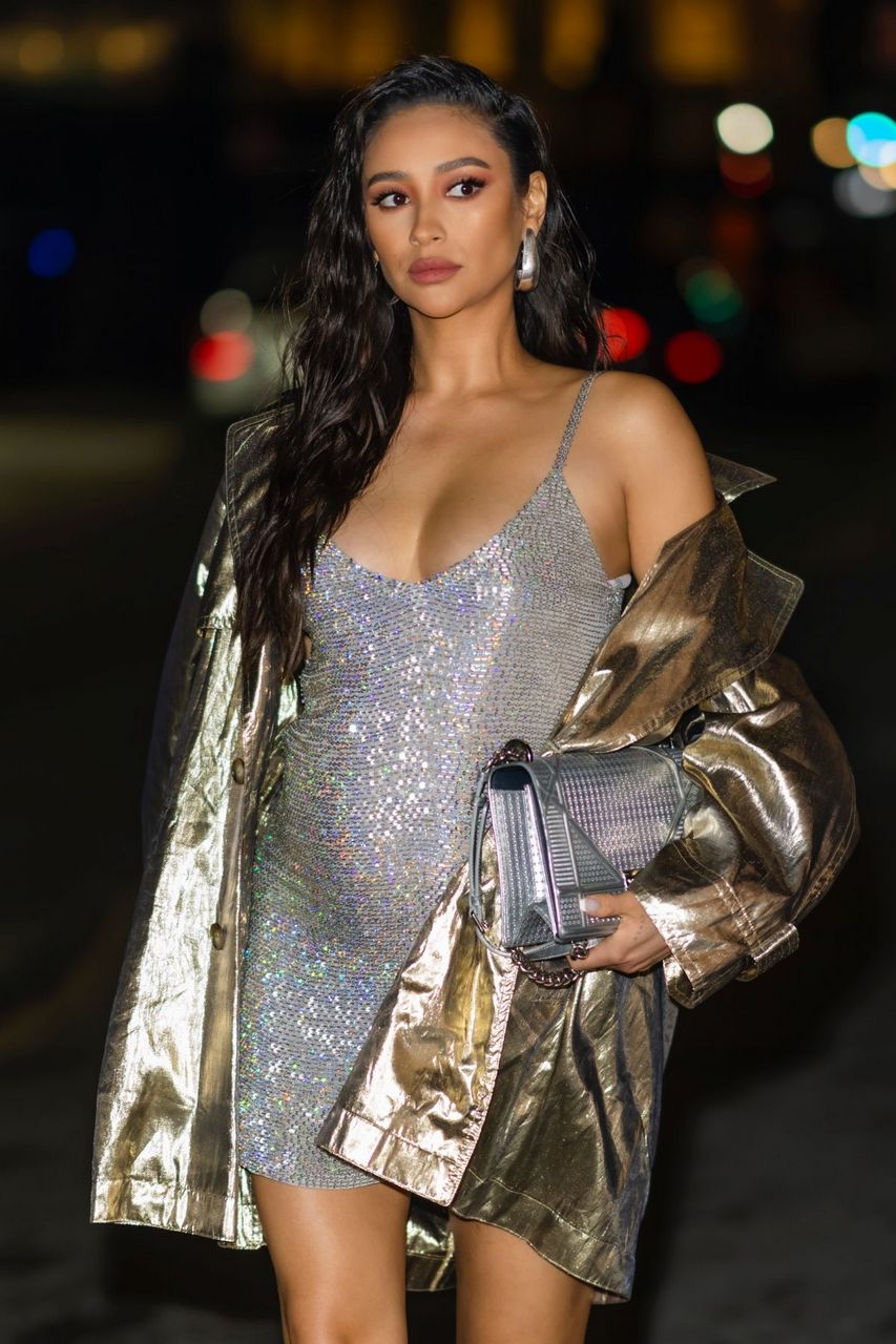 Pregnant Shay Mitchell Night Out New York