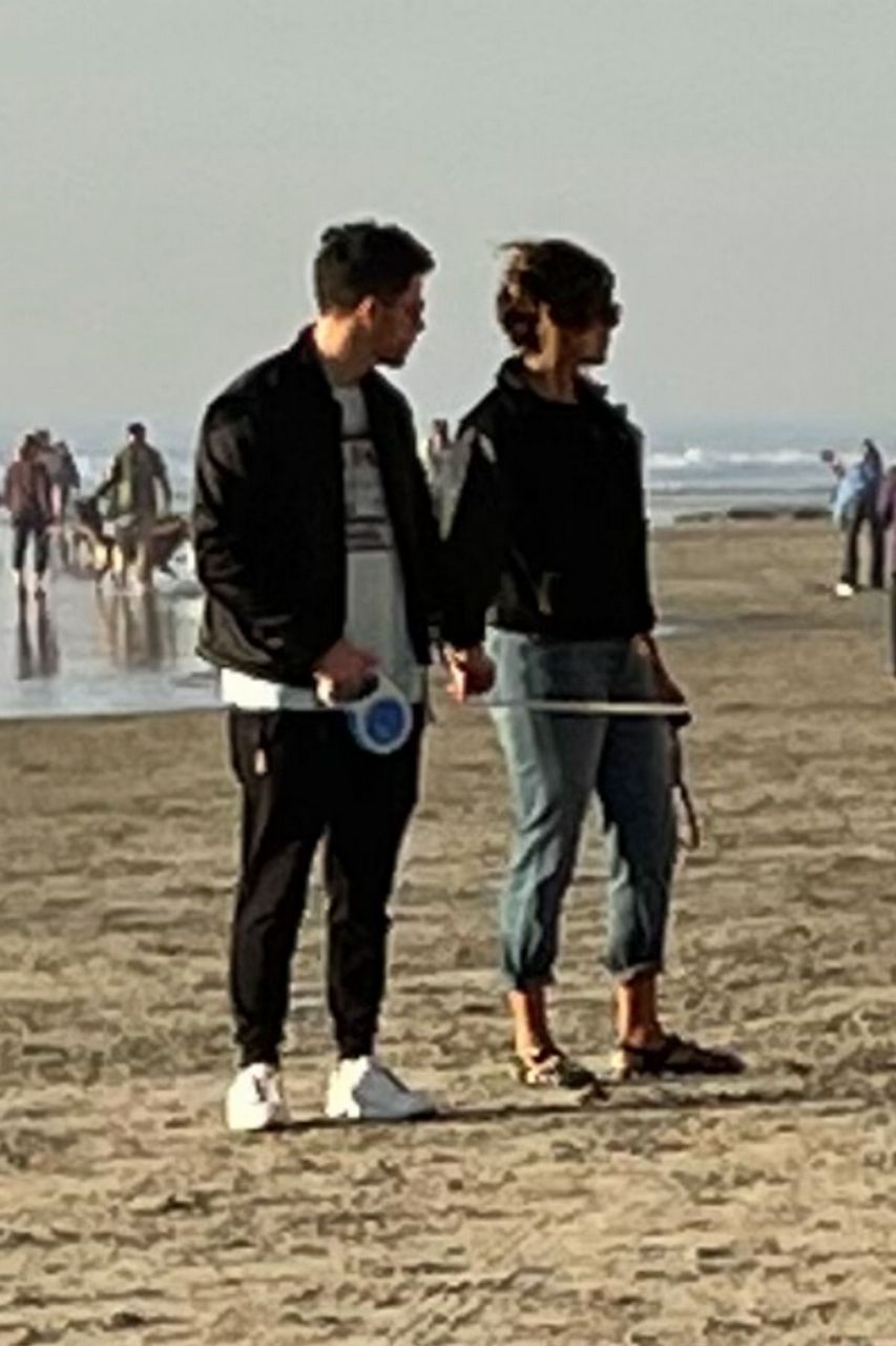 Priyanka Chopra And Nick Jonas Out Beach Del Mar
