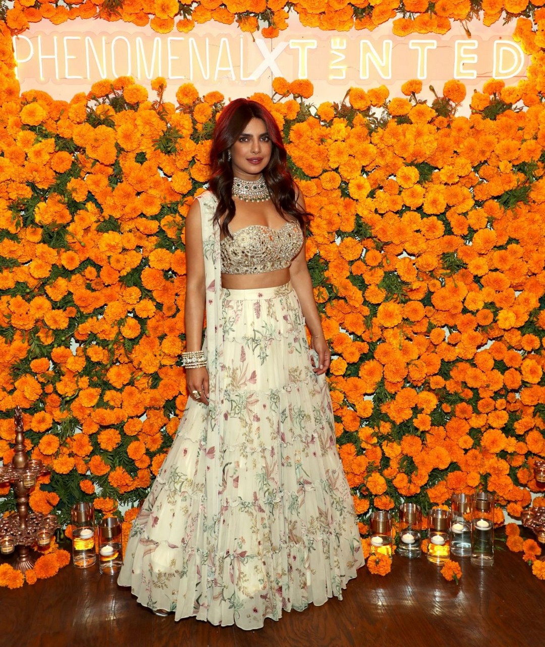 Priyanka Chopra Phenomenal X Live Tinted Diwali Dinner Los Angeles