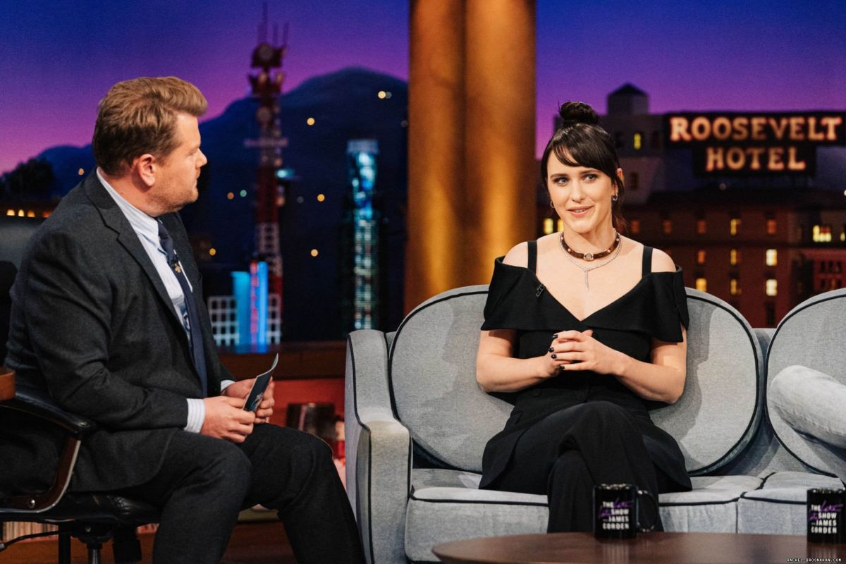 Rachel Brosnahan Late Show With James Corden Los Angeles