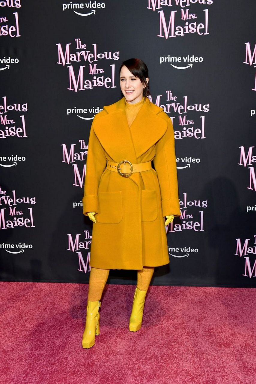 Rachel Brosnahan Marvelous Mrs Maisel Season 4 Premiere New York