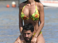 Raffaella Fico Bikini Beach Greece