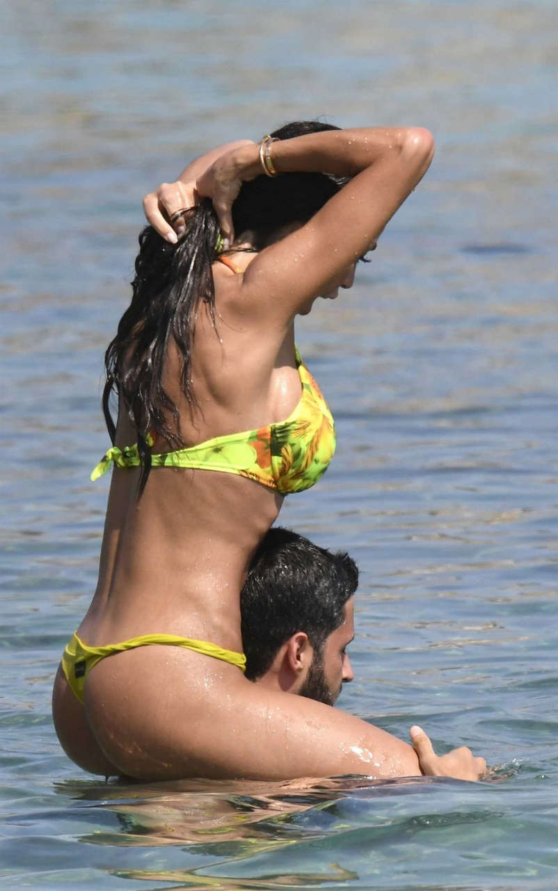 Raffaella Fico Bikini Beach Greece