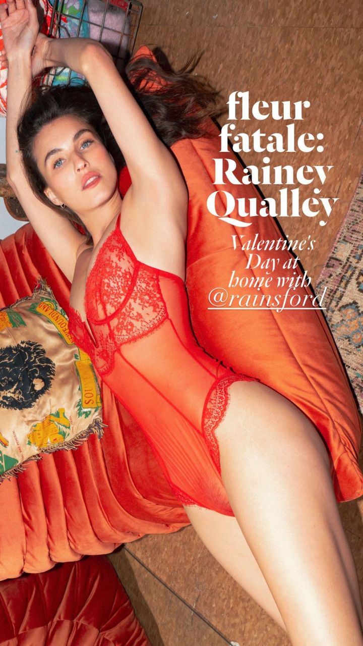 Rainey Qualley For Fleur Du Mal