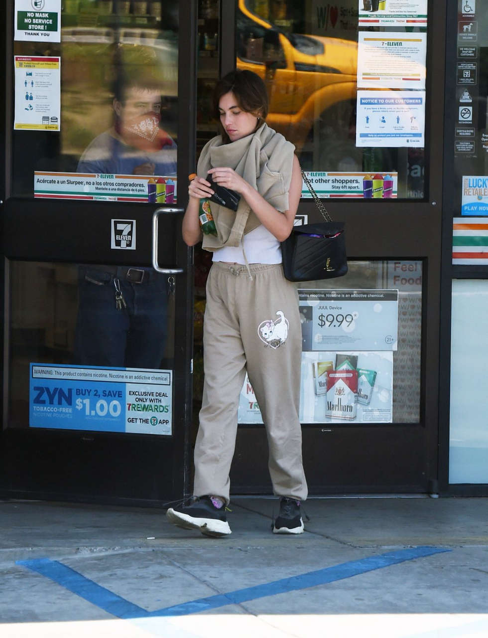 Rainey Qualley Leaves 7 Eleven Los Angeles