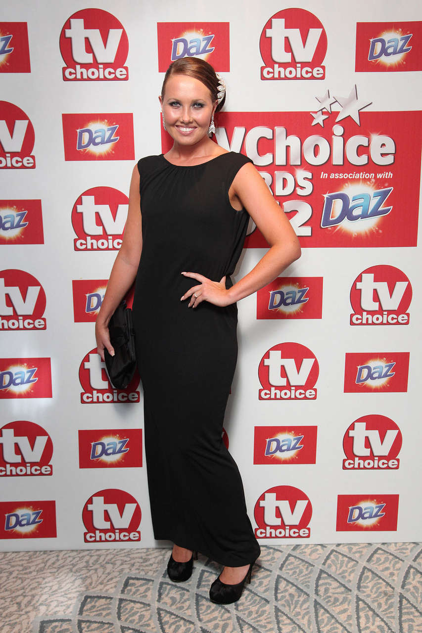 Rebecca Atkinson 2012 Tv Choice Awards London