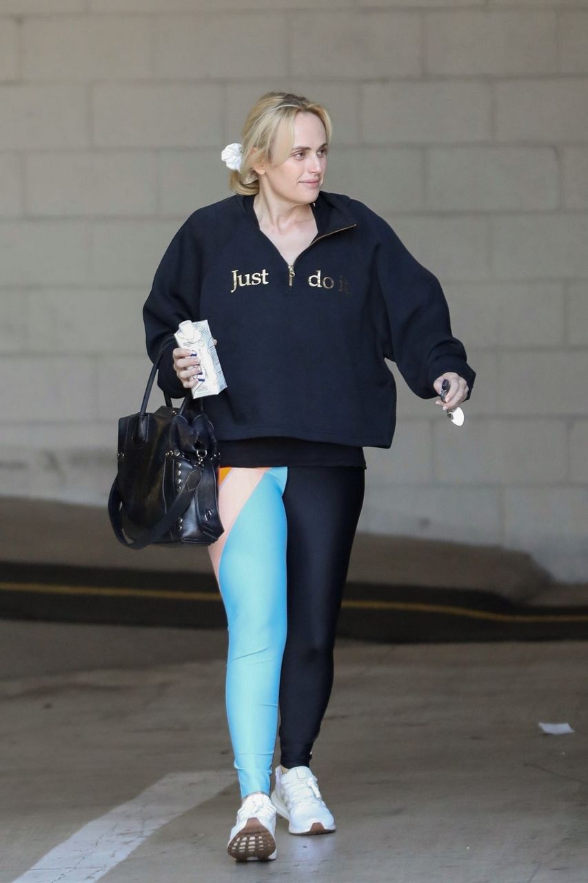 Rebel Wilson Leaves Workout Session Beverly Hills