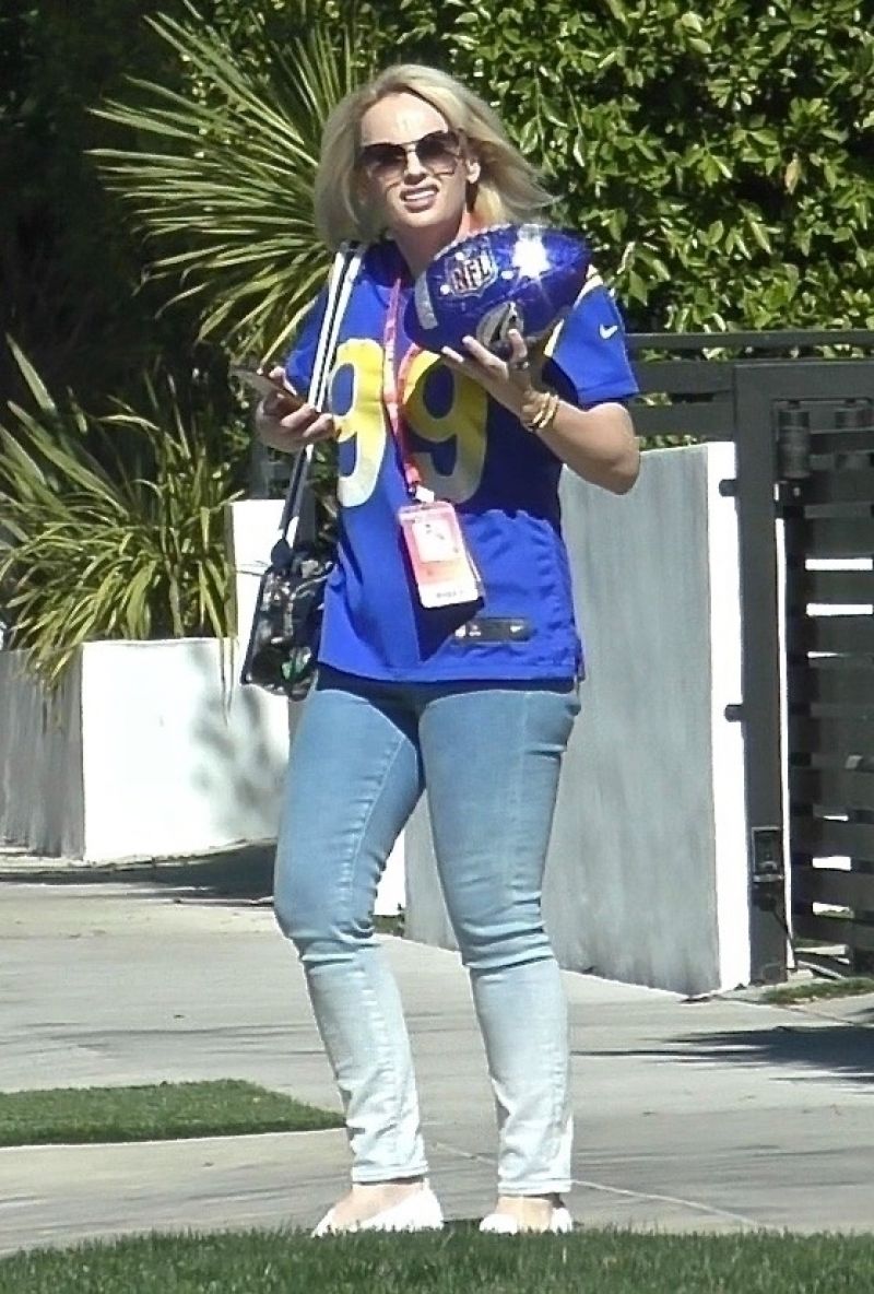 Rebel Wilson Out With Friends West Hollywood
