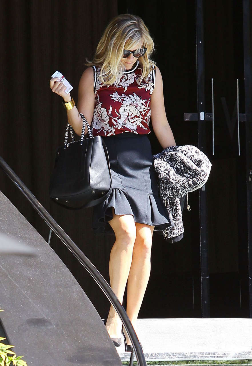 Reese Witherspoon Skirt Out About Los Angeles