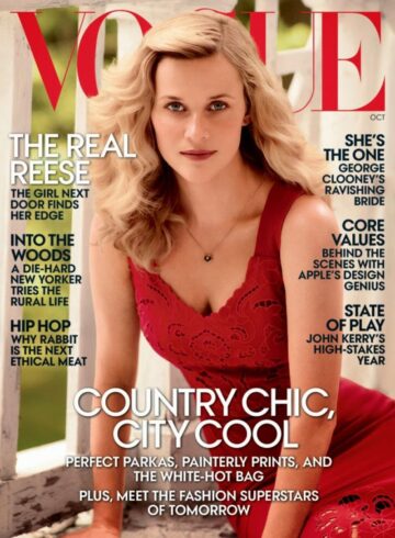 Reese Witherspoon Vogue Magazine October 2014 Issue