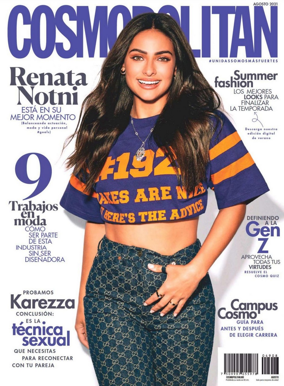 Renata Notni Cosmopolitan Magazine Mexico August