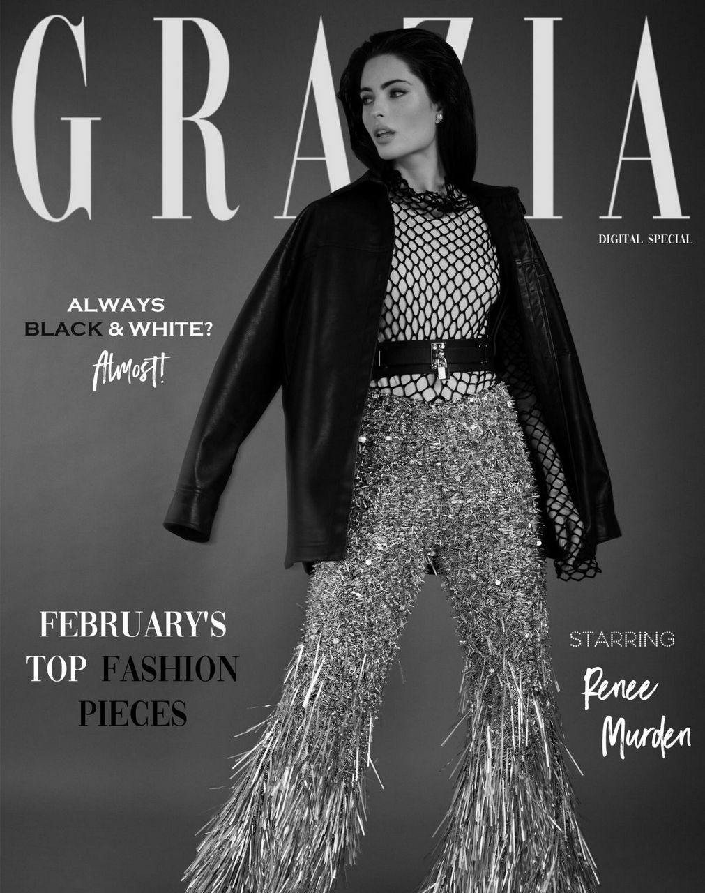 Renee Murden For Grazia Magazine Bulgaria February