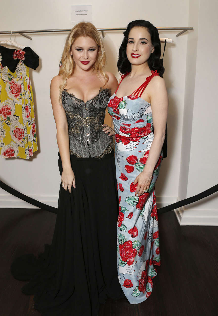 Renee Olstead Dita Von Teese Collection Launch Party Los Angeles