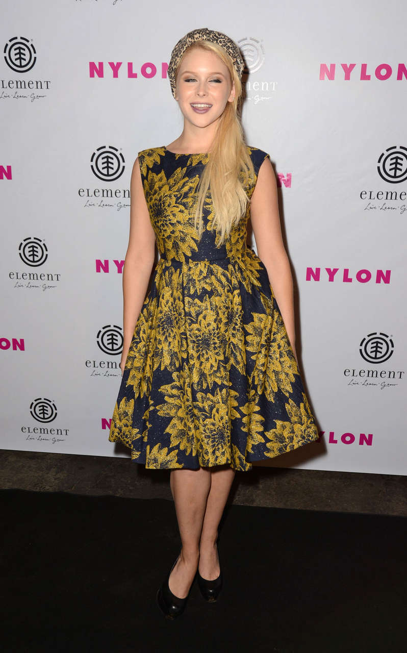 Renee Olstead Nylon Magazine August Issue Launch Party Hollywood