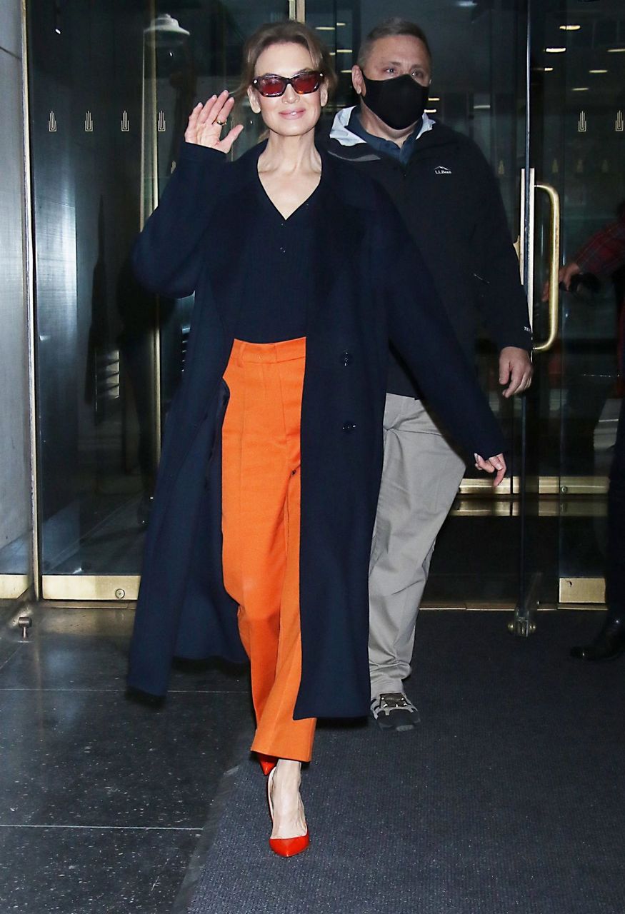 Renee Zellweger Leaves Today Show New York