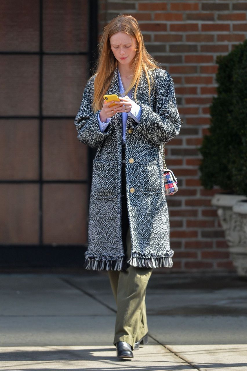 Rianne Van Rompey Out And About New York