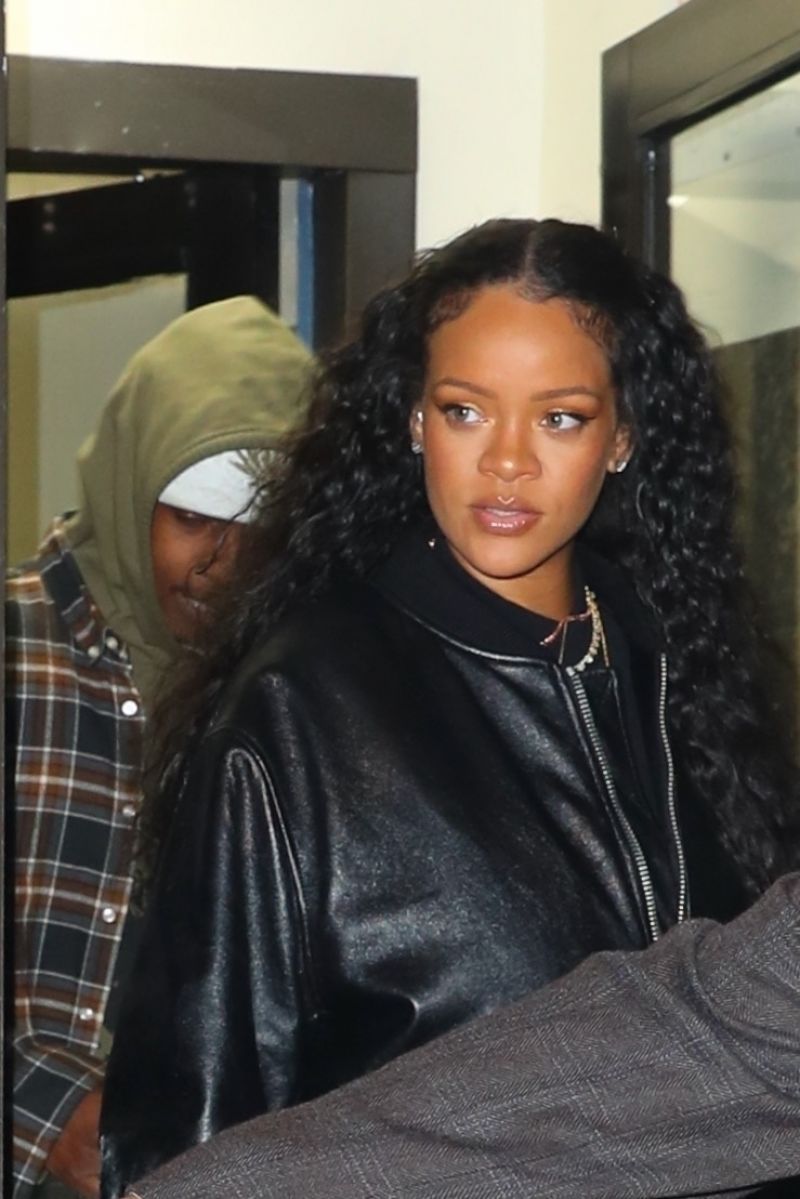Rihanna And Ap Rocky Leaves Carbone New York