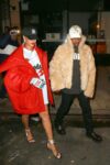 Rihanna And Ap Rocky Leaves Peasant Italian Restaurant New York