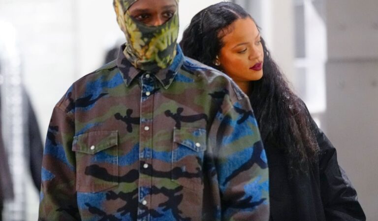 Rihanna And Boyfriend Ap Rocky Out New York (13 photos)