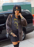 Rihanna Arrives Recording Studio Chelsea