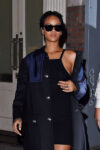 Rihanna Arrives Recording Studio New York