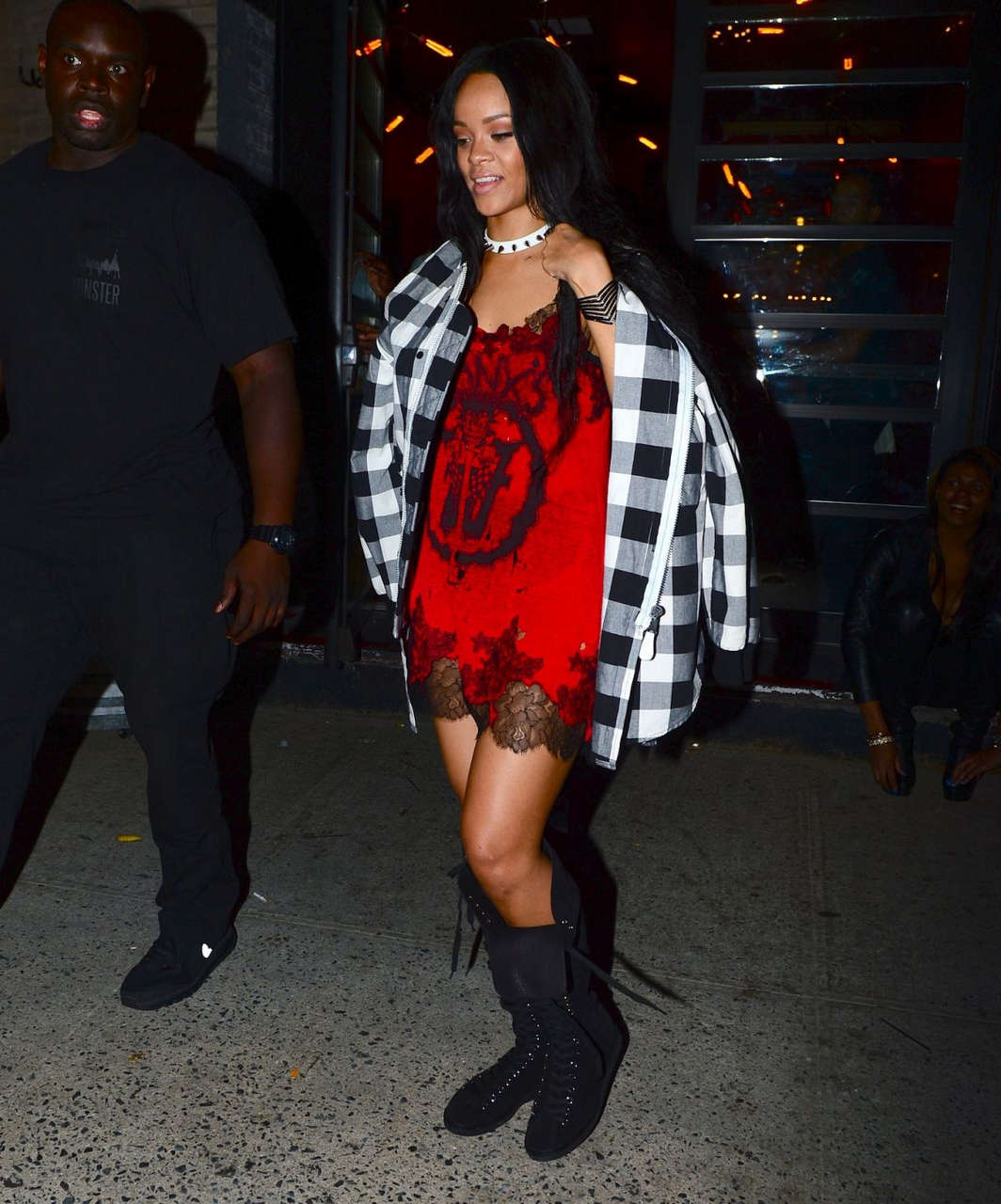 Rihanna Arrives Vip Nightclub New York