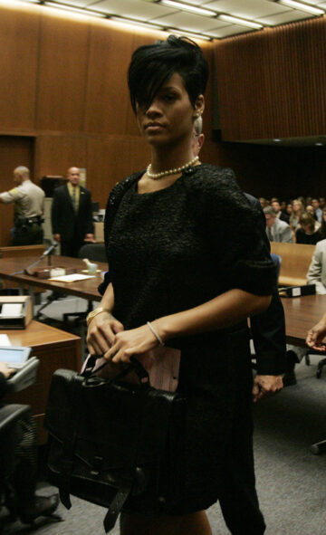 Rihanna At Court June 22 2009