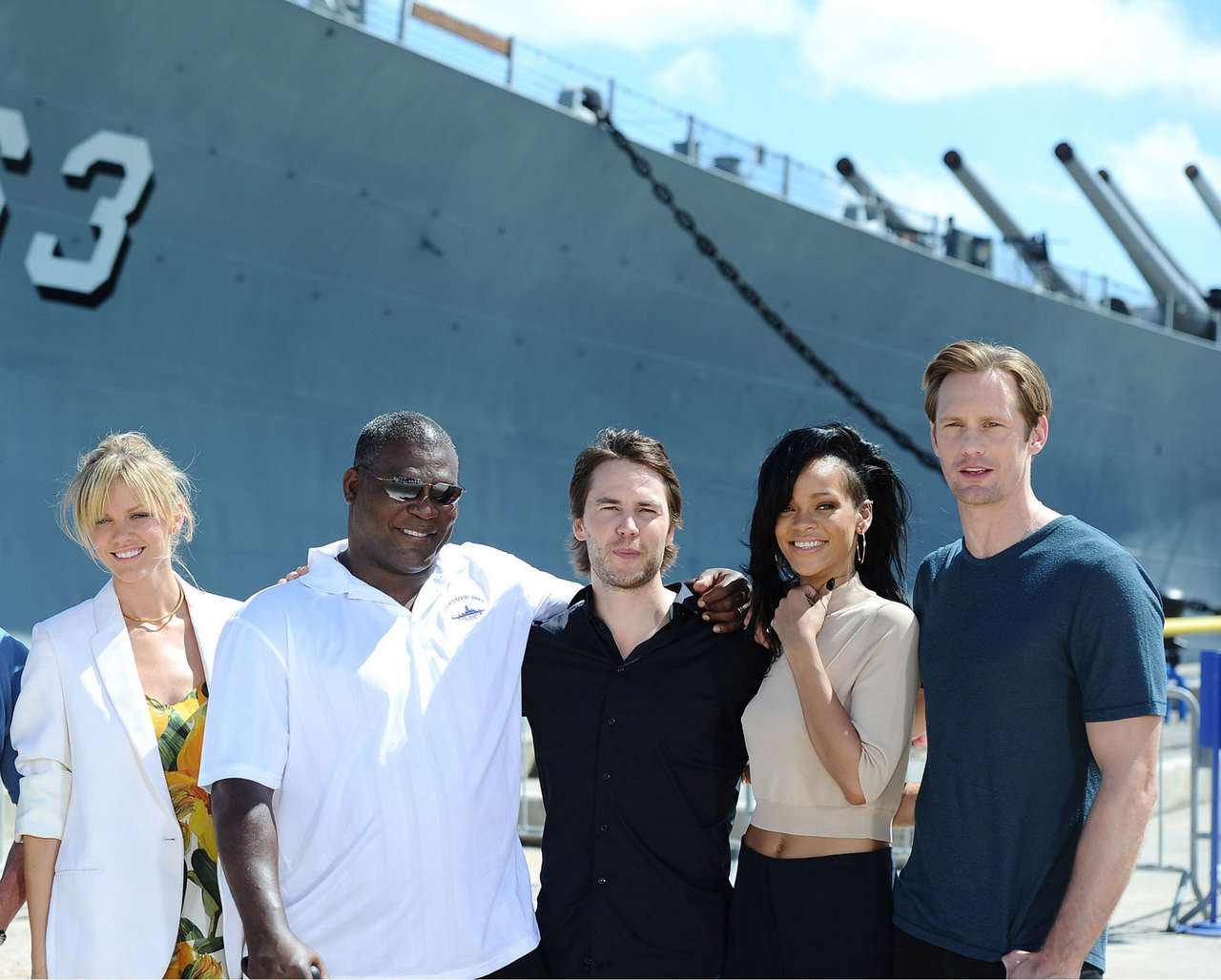 Rihanna Battleship Photocall Battleship Missouri Memorial Pearl Harbor