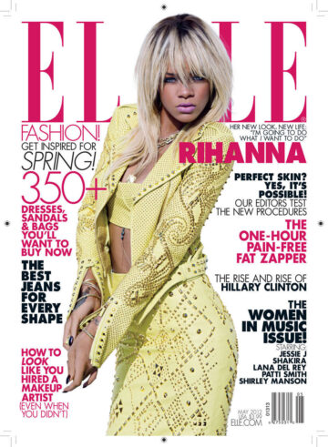 Rihanna Elle Magazine May 2012 Issue