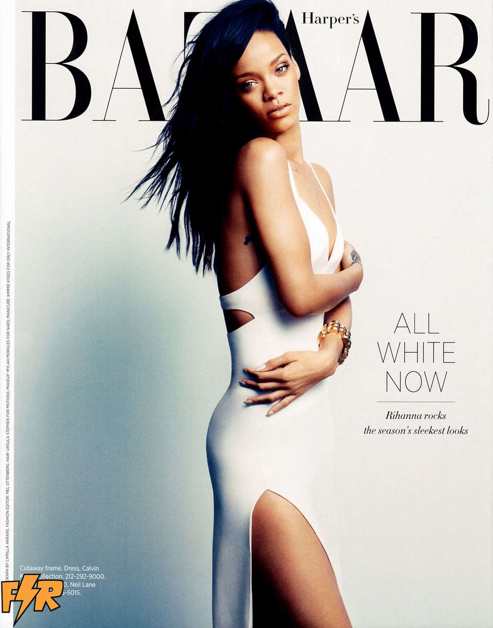 Rihanna Harpers Bazaar Magazine August 2012 Issue