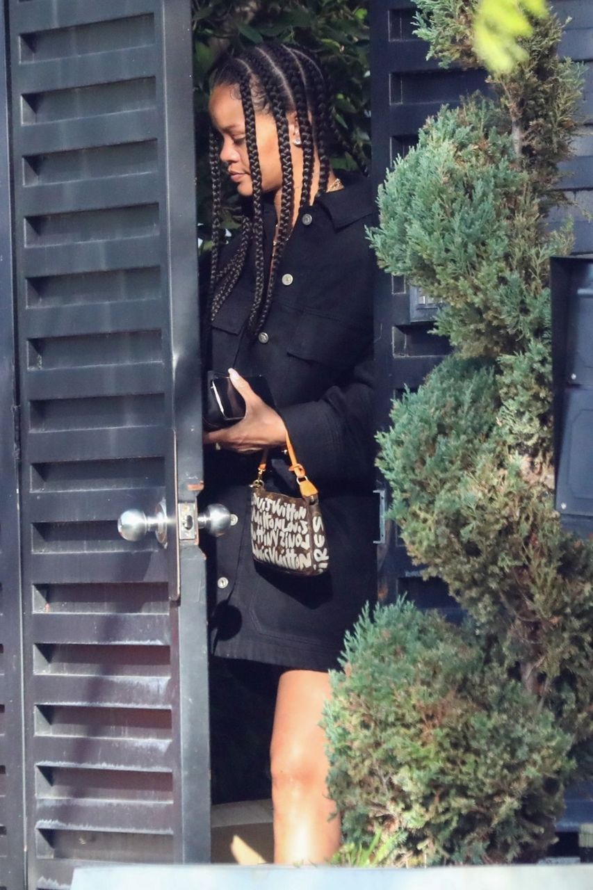 Rihanna Leaves Asap Rocky S House Los Angeles