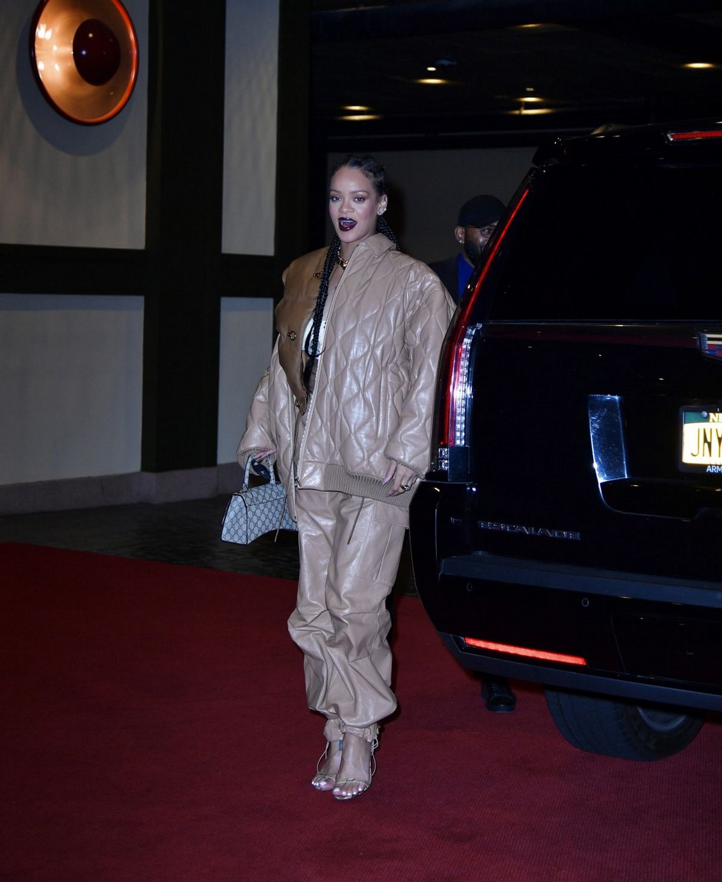 Rihanna Leaves Cipriani Restaurant New York