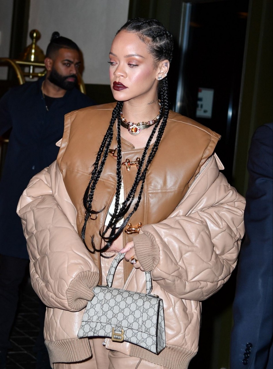 Rihanna Leaves Cipriani Restaurant New York