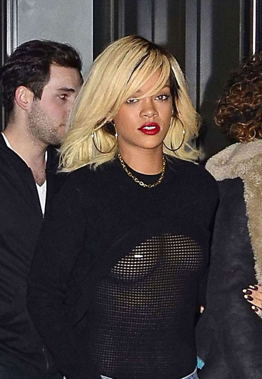 Rihanna Leaves Da Silvano Restaurant New York