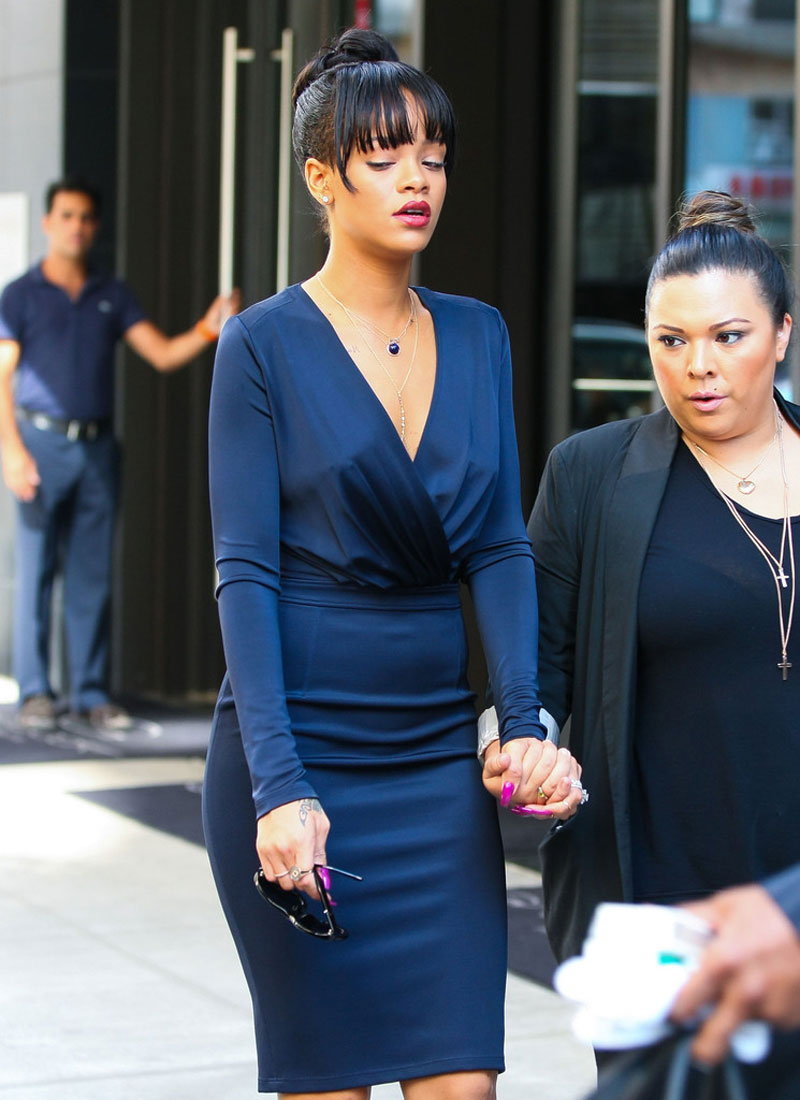 Rihanna Leaving Her Hotel New York