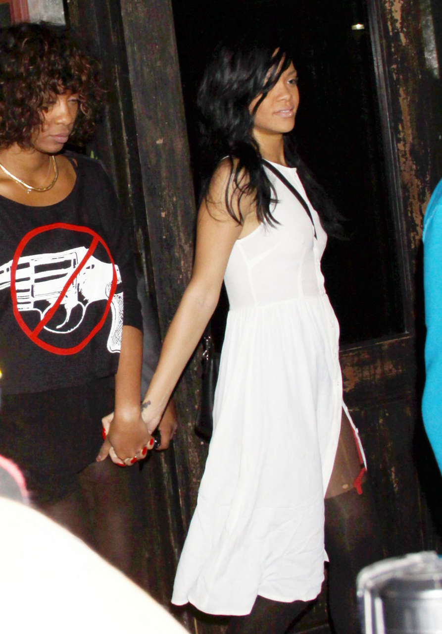 Rihanna Leaving Roxbury Night Club Hollywood