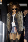 Rihanna Leggy Candid Nozomi Restaurant London